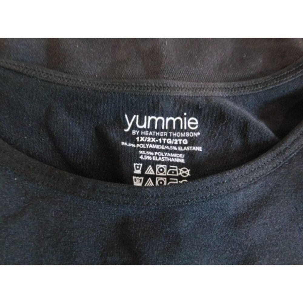 YUMMIE Shapewear Seamless Black Tank size 1X/2X - Picture 4 of 6